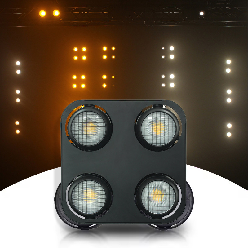 LED Blinder Light 4x90W LED COB Bühnenbeleuchtung Amber And Warm White LED Publikumsblinder Licht In DJ Musik Bar