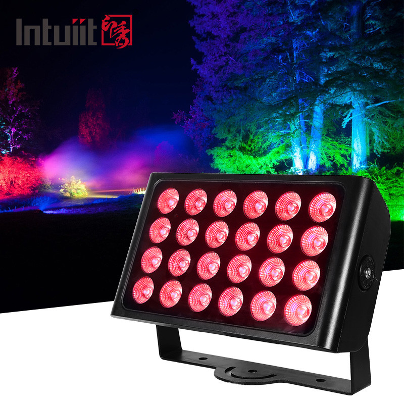 24PCS 160W Stadtfarbenlicht RGBW 4in1 ip65 wasserdicht Hochhauswasch LED Stadtfarben Bühnenlicht