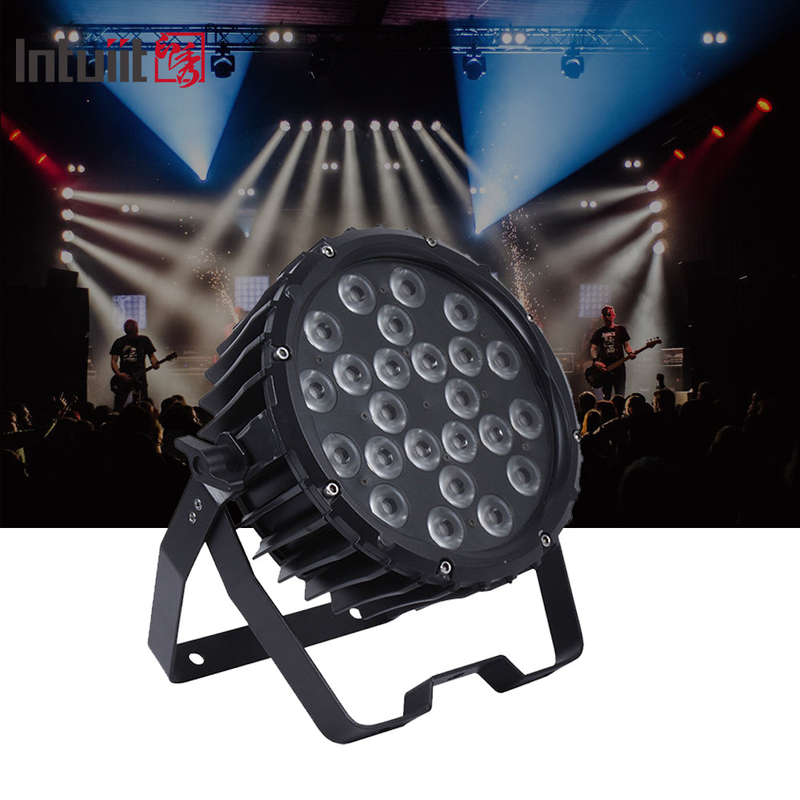 Professionelle Bühnenleuchte 82W RGB 24*Tri-3W Indoor DMX512 Slim Flat Led Par Light