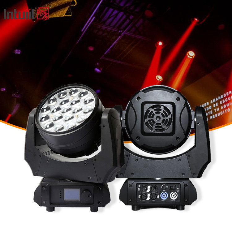 LED Bewegliche Kopflichter Wasch Zoom 19X10W RGBW 4 in 1 LED Zoom Wasch Bewegliche Kopf dj Disco Bühnenlicht