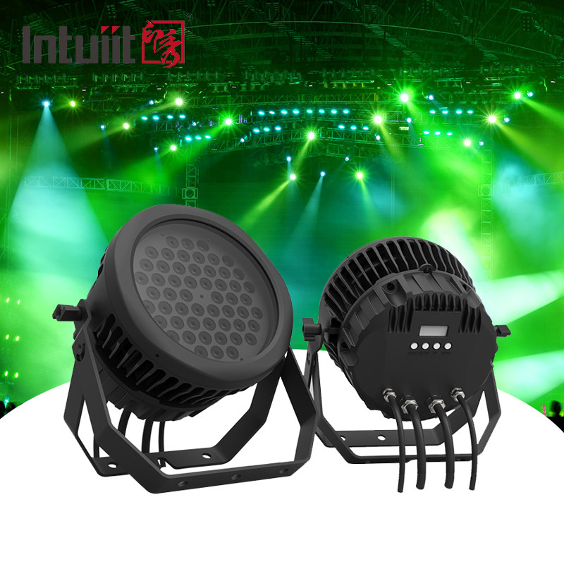 Außenlicht 54*3w RGBW für Bühnenpar IP65 wasserdicht Konzert Hochzeit 54 Parcan Bühnenlicht Dmx
