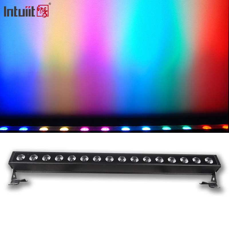 Aluminiumgehäuse wasserdicht IP65 Außenbeleuchtung 16*5w dmx512 rgbw Led Wandspüler