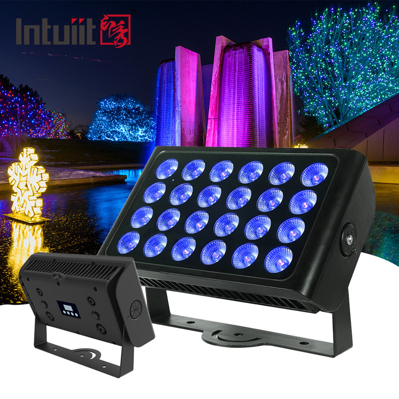 Heißer Verkauf 24pcs 160w LED RGBW 4-in-1 Stadt Farbe Licht Waschen Zoom für Outdoor-Nachtclub Bühne Party Hochzeitskonzert