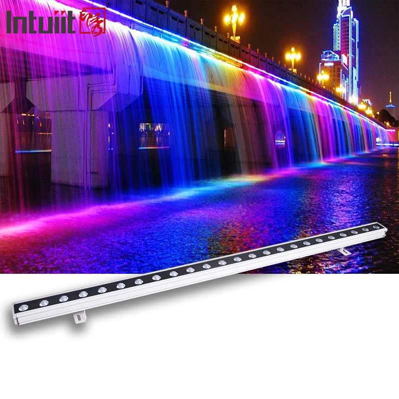 Dekoratives errichtendes Lichtprojektor IP65 lineares helles 36w dmx im Freien rgb führte Wandwaschmaschine