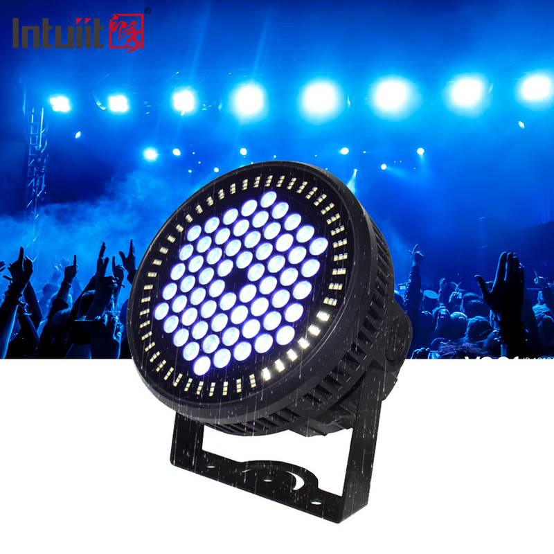 Hochleistungs-RGBW-LEDs 60 Par-Leuchten DMX512 60x12W-Disco-Lichtstrahl-Party-Leuchte Bühnenlicht für Deckenbar