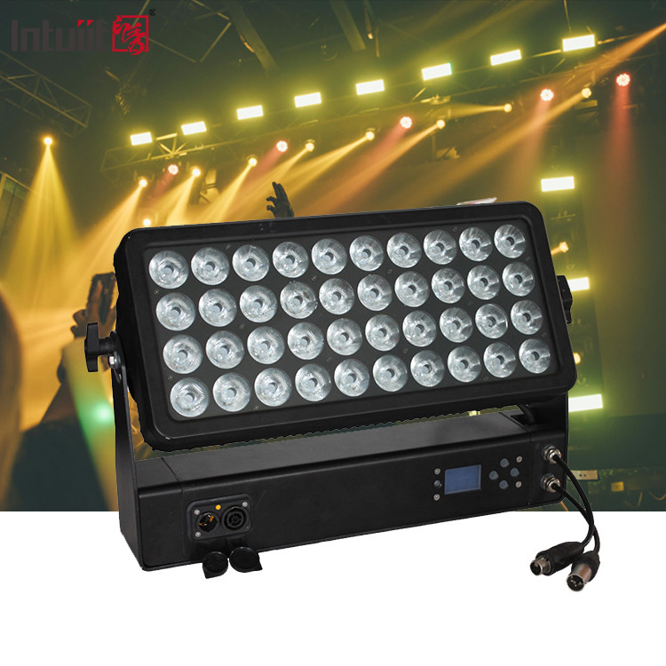 Wasserdicht 400W RGBW 4In1 Waschlicht Stadtfarbe IP65 Led Wandwascher für den Außenbereich