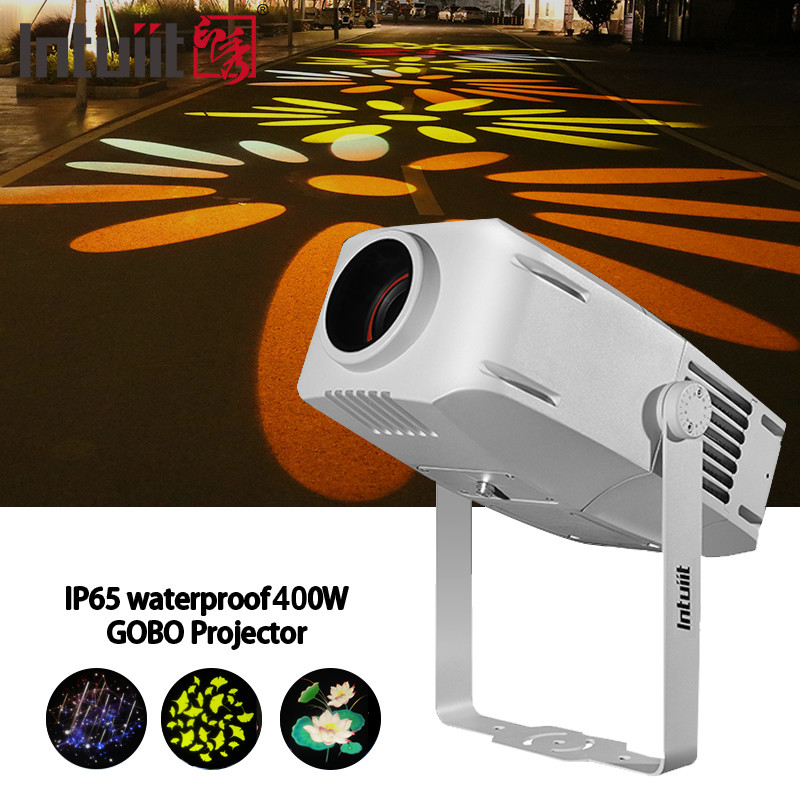 Wasserdichtes 400W Drehbild Logo Floor Gobo Projektor Außen für Werbung