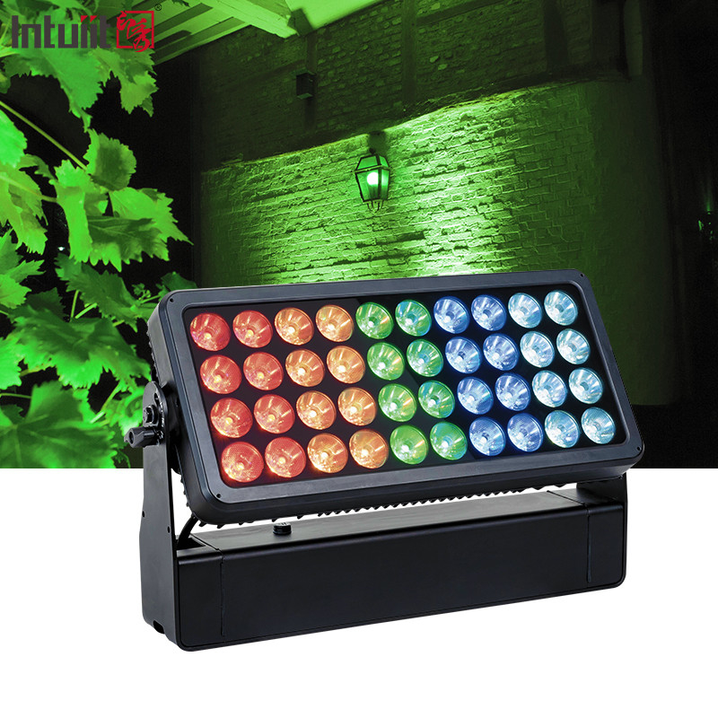 40x10W RGBW 4 in 1 LED-Strahler IP65 Wasserdicht Bühnenlicht DMX512 Steuerung DJ Disco Ausrüstung Outdoor Performance