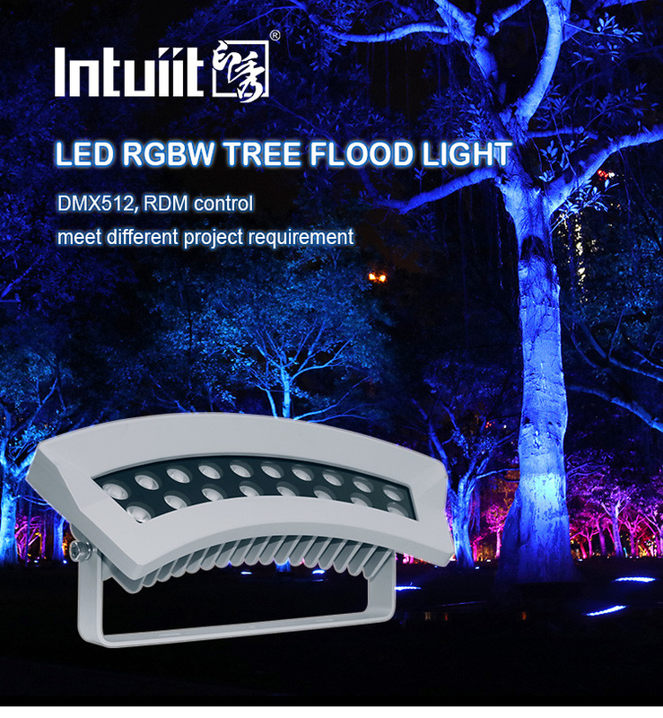 IP65-Bewertung Außenlicht aus 36 W RGBW LEDs 1100 Lumens mit vielseitigen Lichtstrahl und Punktwinkel