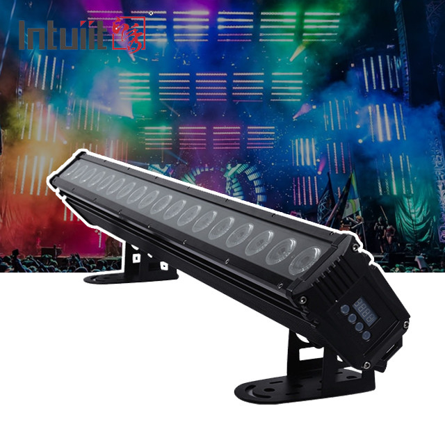 18x8W DMX512 RGBW 4 in 1 Wandspülmaschine LED-Leuchten Außen-Linienlicht Für Party-Bühnenbeleuchtung