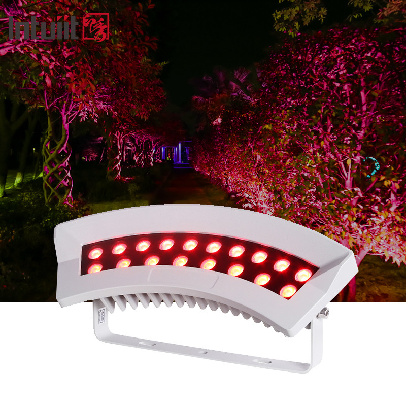 Led-Baum-Hugs-Lampe Außen dmx512 36W RGBW farbenfrohe Garten-Spot-Licht Landschaft Beleuchtung IP65 Aluminium led-Hugs-Baumlicht