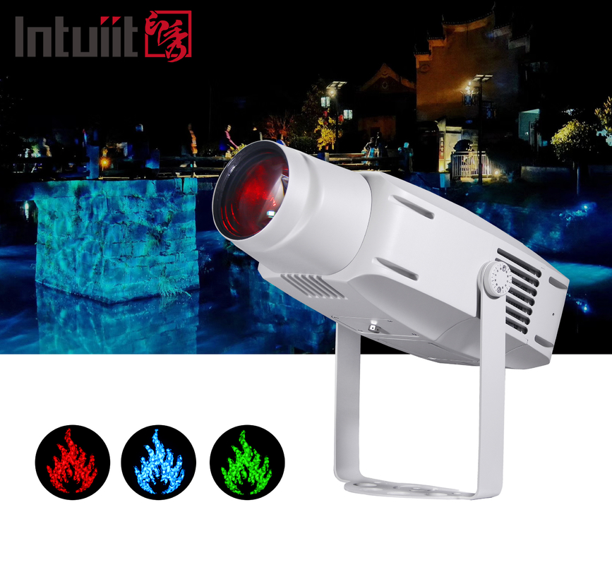 Werbung Outdoor-Themenpark Dynamische Wasserwelle Projektion Licht Wasserdicht 400w Led Wasserwelleffekt Projektor