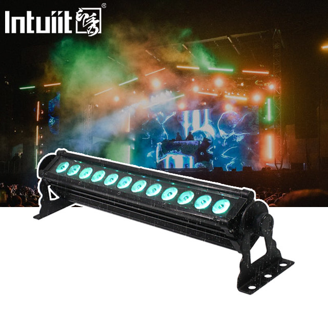 12X3W Neues Design Außen-LED-Wandspüler IP65 Wasserdicht DMX RGBW LED-Wandspüler Licht für Architekturgebäude