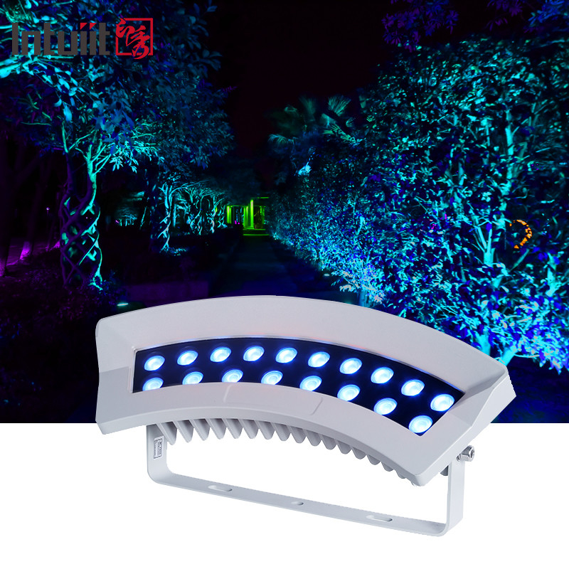 DMX512 36W RGBW farbenfrohe LED-Hugs Baumlicht IP65 wasserdichte Baumlampe Spotlicht Außengarten Landschaftsbeleuchtung