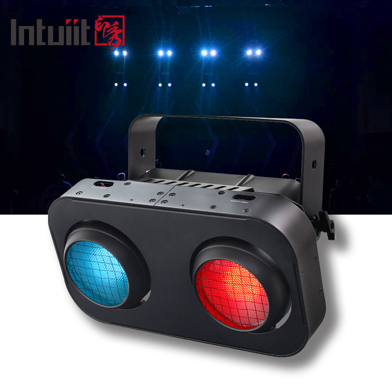 200W 2in1 Augen LED COB Publikumsleuchten für DJ Disco Bar Club Ring Bühnenblinder
