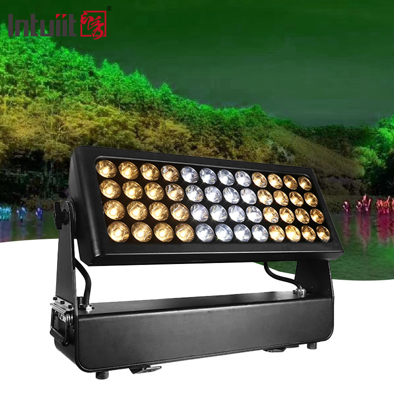 Mehrfarbige IP65 DMX Steuerung Wasserdichte LED Stadtfarbe 1500W RGBW 4 in 1 LED Außenwandspüler