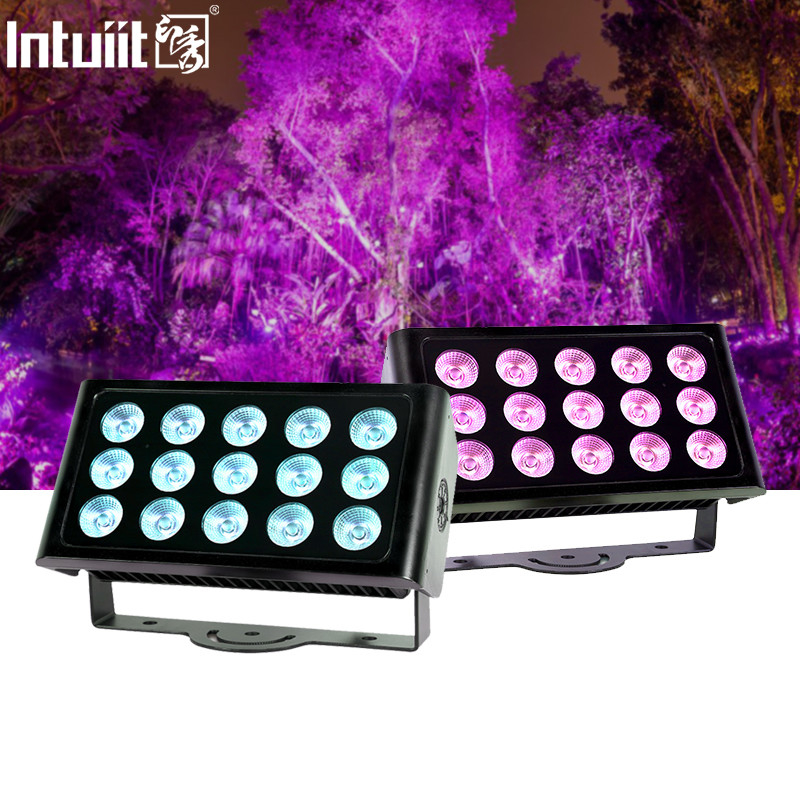 80W Outdoor IP65 Quadrat DMX RGBW LED Flutlicht für Gebäude Fassade LED Wandspüler Flutlicht