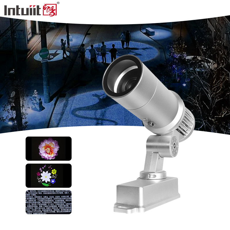 60W Custom Logo Gobo Projektor Werbelichter LED Schild Wandprojektionslampe Außenwasserdicht IP65 HD