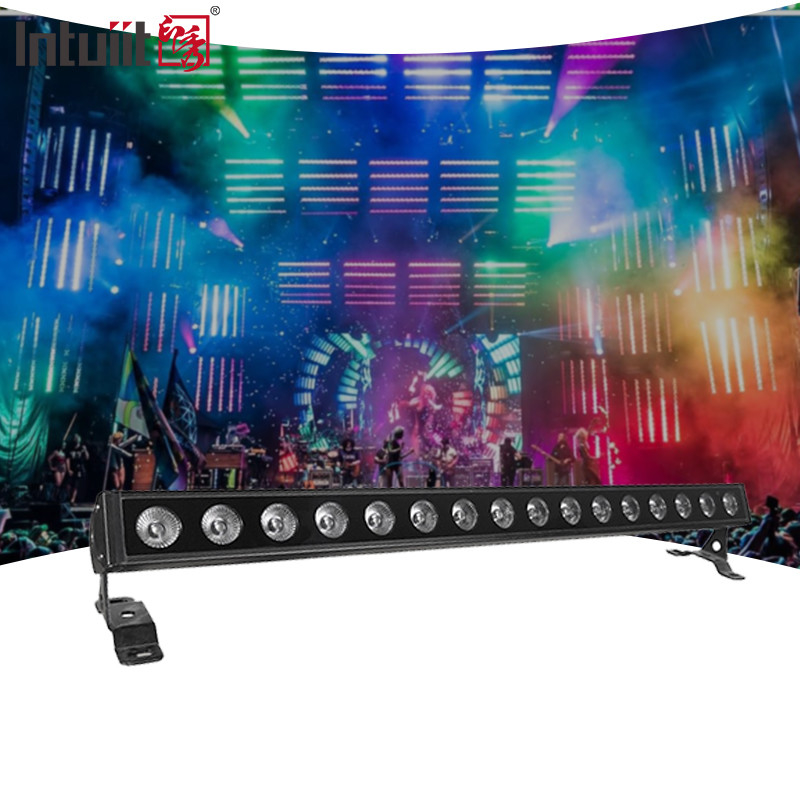 LED-Bar RGBW 4 In 1 16x5W DMX LED-Bühne Dmx512 Wandspüler Außen Innenraum DJ Disco Lichter