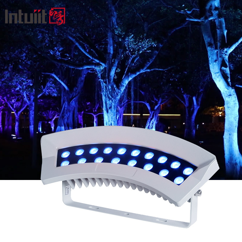 36W RGBW Baum Flutlicht IP65 Wasserdicht Außen Farbenfrohe Led Spot Garten Landschaftsbeleuchtung