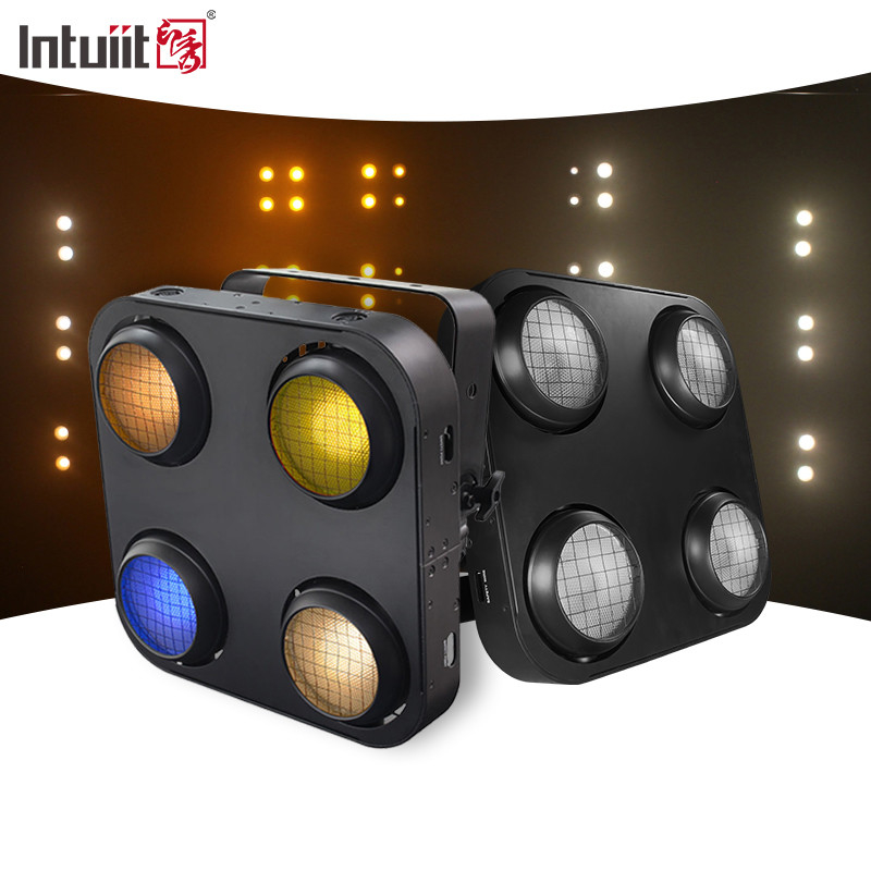 4X90W 4 Eye Led Cob Blinder Light Amber Warm White 2In1 Ip65 Wasserdichtes Led Bühnenlicht