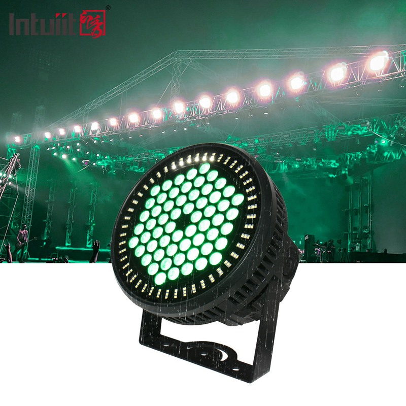 Professionelle Bühnenbeleuchtung flache DMX LED 60x12W RGBW 4in1 Zoom Par feiern Licht mit Bar KTV -Effektbeleuchtung