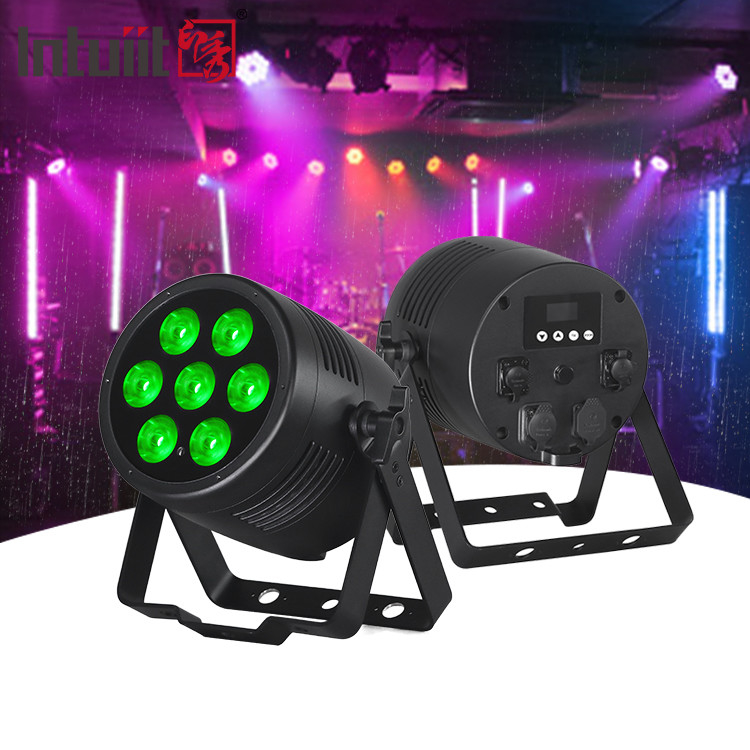 Außenwasserdichtes Rgbwa-uv 7x20W Dmx Led Par Can Light für die Außenbühnenlandschaft