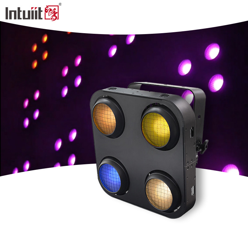 Ip65 4x90W Bernsteinfarbene Warme Weiße Led Cob Publikum Blinder Licht Außenwasserdicht 4 Augen Peaky Blinders