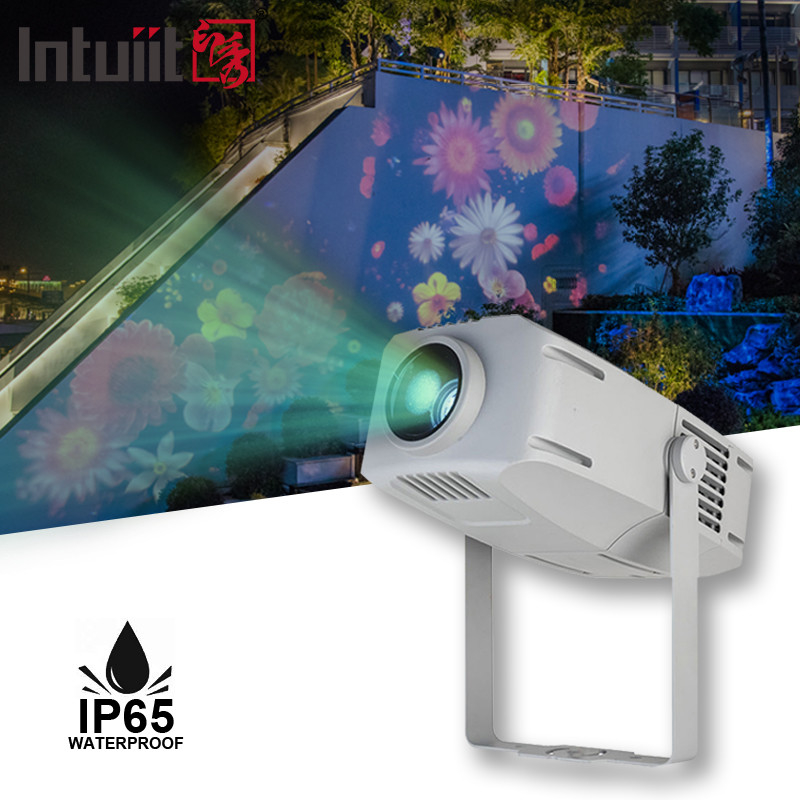 Außen-Gobo-Projektor 400w Werbeprojektor Dreh-Led Wasserdicht IP65 Logo Gobo-Projektor Licht