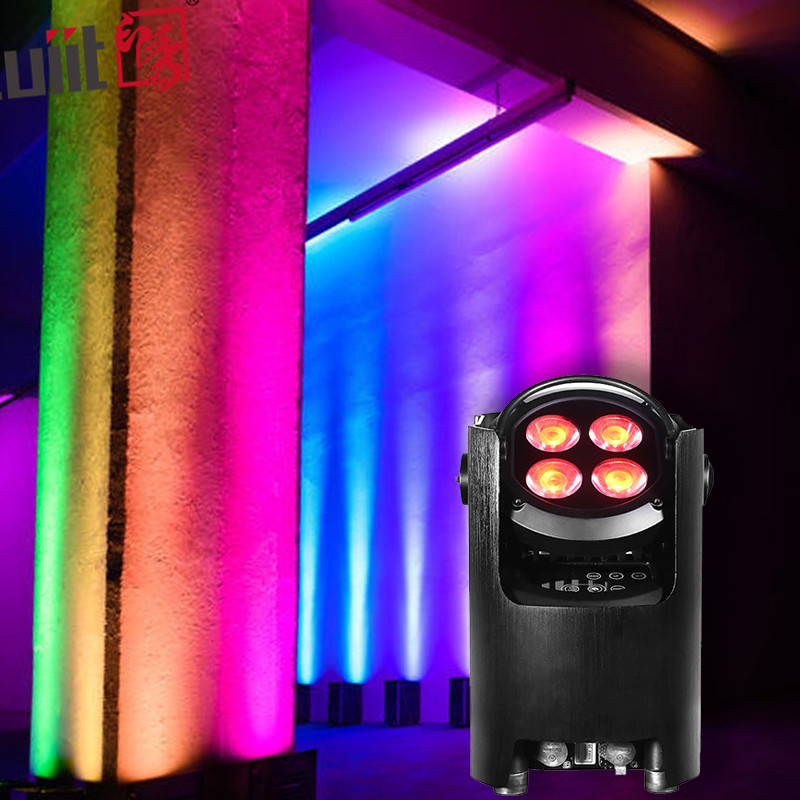 4x12W 4 in 1 RGBW Led Uplights Bühne Par Party Batteriebetriebene Wireless Par Led Hochzeit Dj Uplights