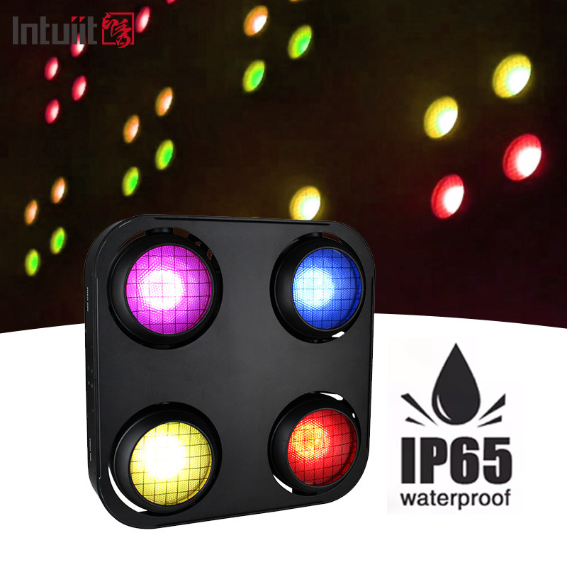 Ip65 400W Bernsteinfarbene Warme Weiße Led Cob Publikum Blinder Licht Außenwasserdicht Blinder 4 Augen