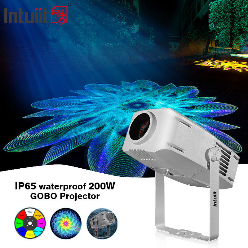 200W Gobo Projektor Außen Ip65 Helligkeit Werbung Led Logo Licht Gobo Projektor Lager Werbebeleuchtung