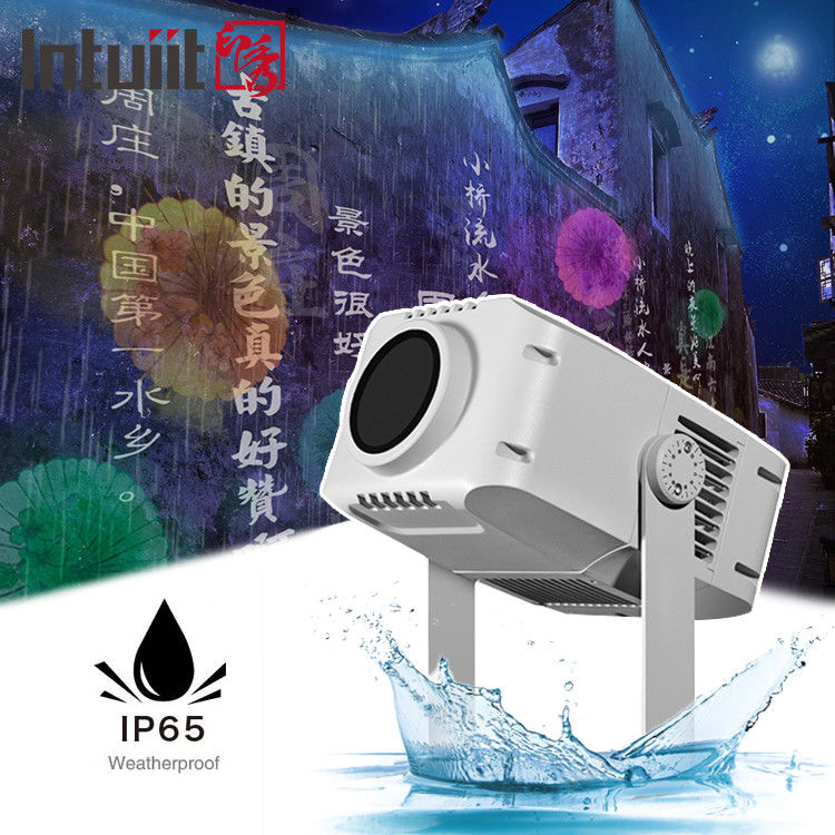 100 Watt wasserdichtes Außenprojektor Licht IP65 Gobo Projektor mit LED-Strahleneffekt DMX DMX512 Steuermodus