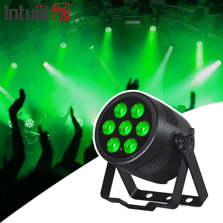 7x20W Rgbwauv Led Bühnenleuchte Dmx512 Steuerung Bühnenleuchte für Veranstaltung Hochzeit Kirche Bühnenparty Bühnenleuchte