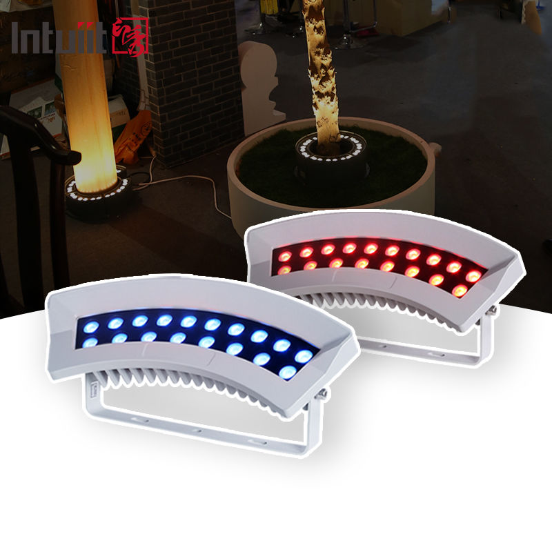 RGBW 36W Outdoor Garten LED Baum Umarmungslicht IP65 Wasserdichter Bunter Strahler Aluminium Aluminium Baum Umarmungslicht