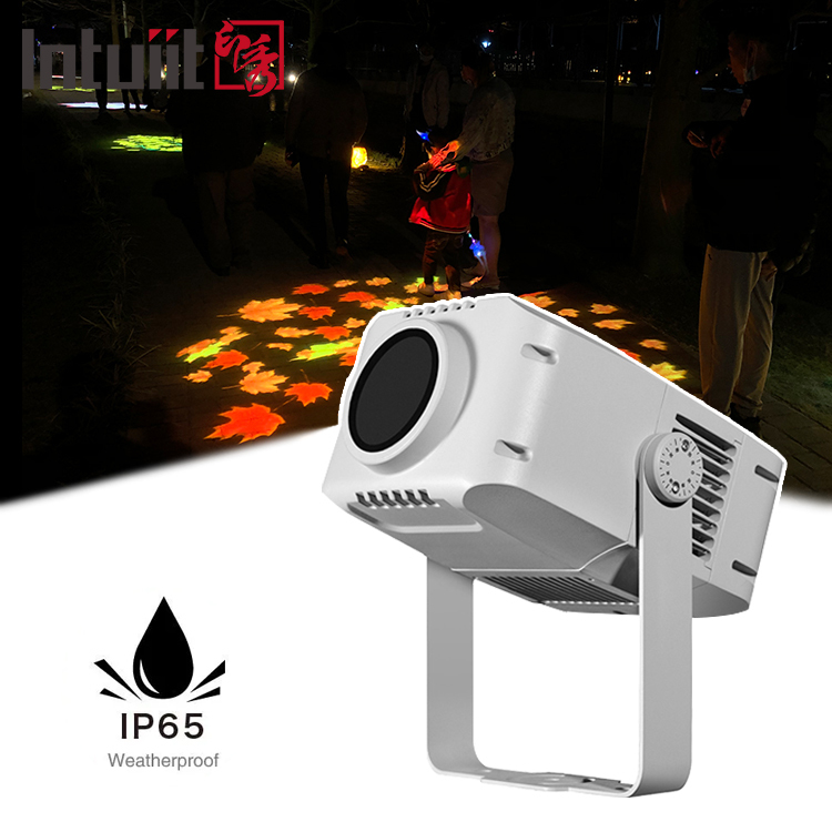 Outdoor Gobo Projektor 100W Werbe-Projektor Rotierende LED Wasserdicht IP65 Logo Gobo Projektor Licht