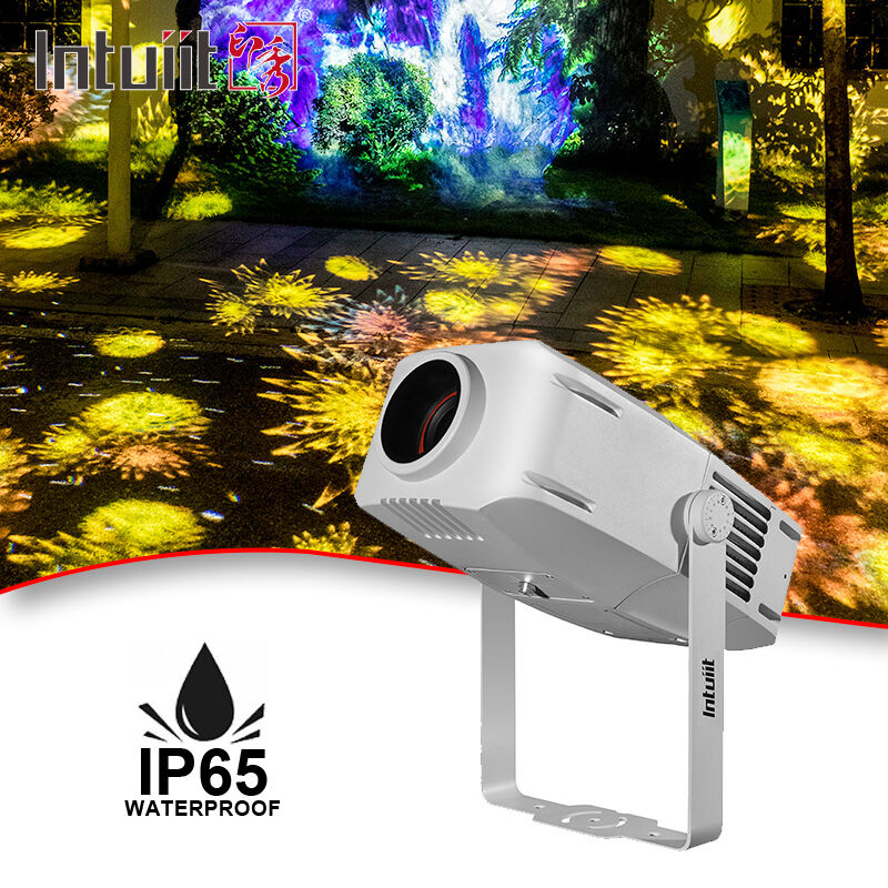 Wasserdichter IP65 400W Outdoor-Werbe-Gobo-Projektor, rotierende Projektions-LED-Gobo-Leuchte
