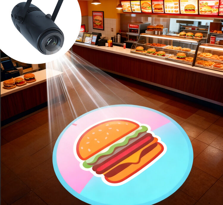 40W Logo-Projektor Lichter Custom GOBO-Projektoren für Geschäfte für Werbung und Hochzeiten