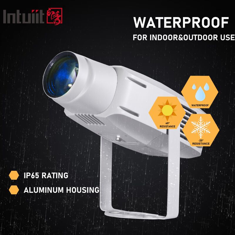 400W Outdoor IP65 LED Wasserwelle Gobo Projektor Licht für Museen Freizeitparks Restaurants