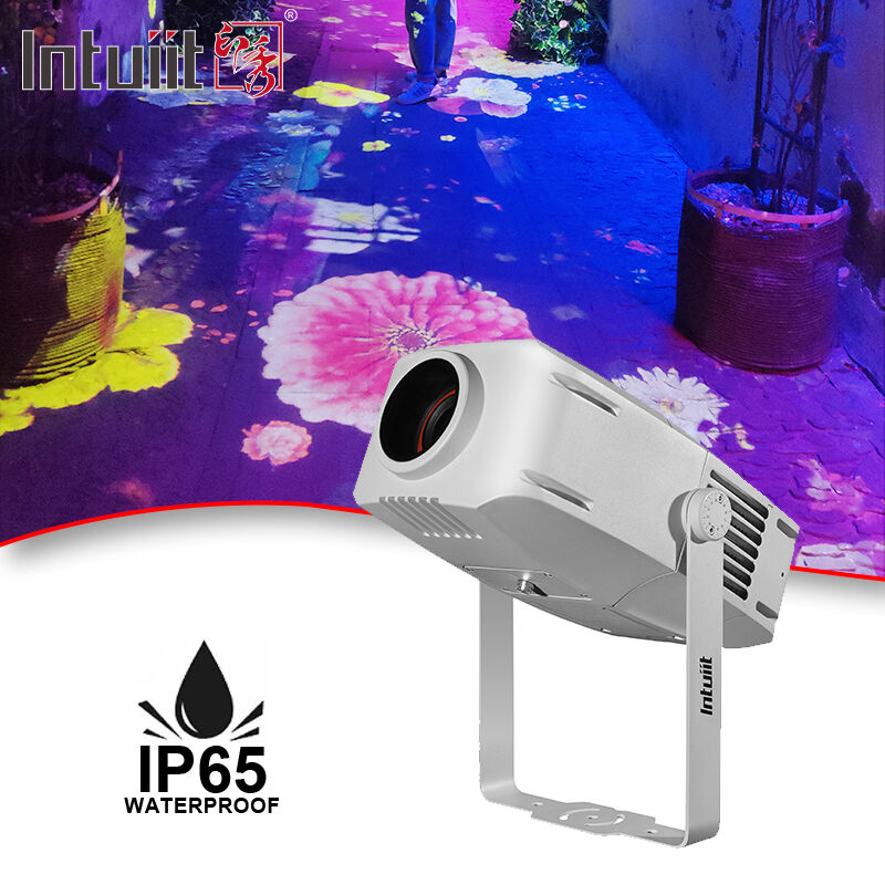 Wandlogo Gobo Projektor Outdoor Wasserdicht IP65 400W Hochleistungs-Projektionslampe Kundenspezifische LED-Werbeleuchten