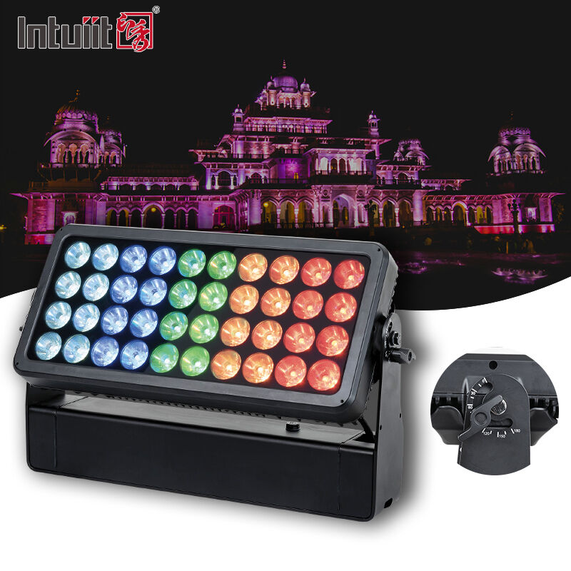 LED 40X10W RGBW 4 in 1 Außenwasserdicht Wandspüler Wandlandschaft Led Lampe Led Wandspüler Scheinwerfer Scheinwerfer