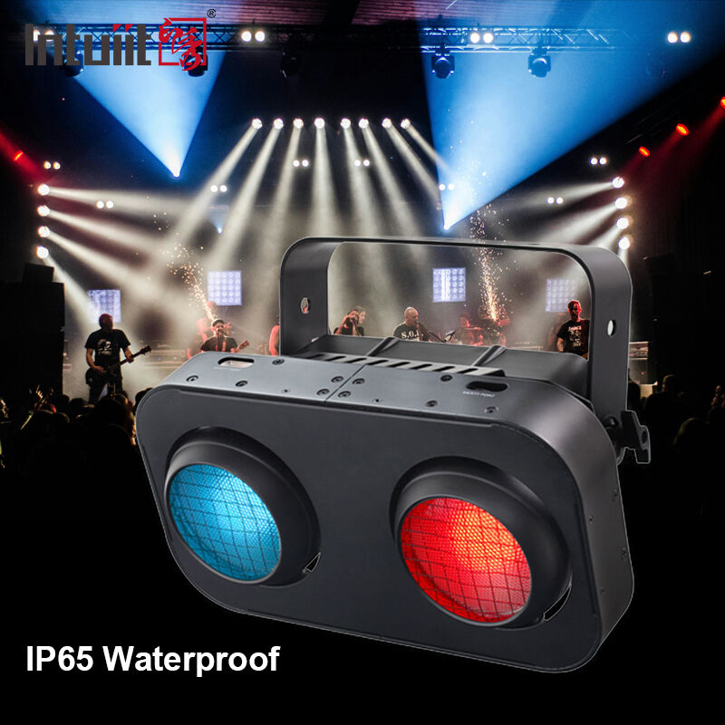 2 Augen Blinder LED 2*90W Bernsteinwarm Weiß Wasserdicht Bühnenlicht Publikumslicht für Party Bar