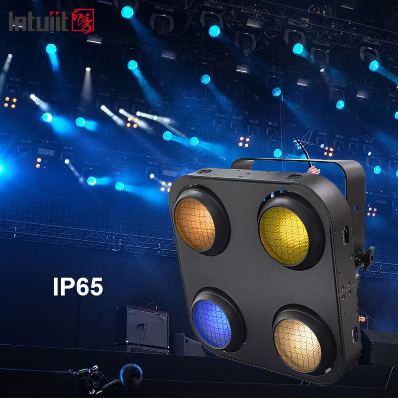 LED 4x90W 2-in-1 warme weiße Bernsteinblinderaufleuchtung für Outdoor-DJ-Bar/Hochzeit/Bühne DMX512