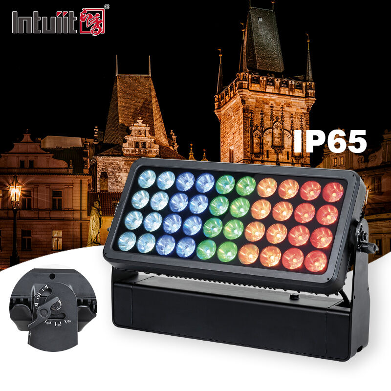 Professionelle Außenleuchte IP65 400W LED Wasserdicht RGBW 4in1 Architektur Waschlicht für Gebäudefassade Landschaft