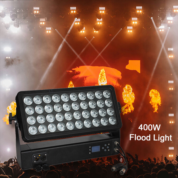 IP65 Wasserdicht für den Außenbereich 40x10W 4 in 1 RGBW LED Flutlicht Wandspüler für architektonische Stadtlandschaftsbeleuchtung