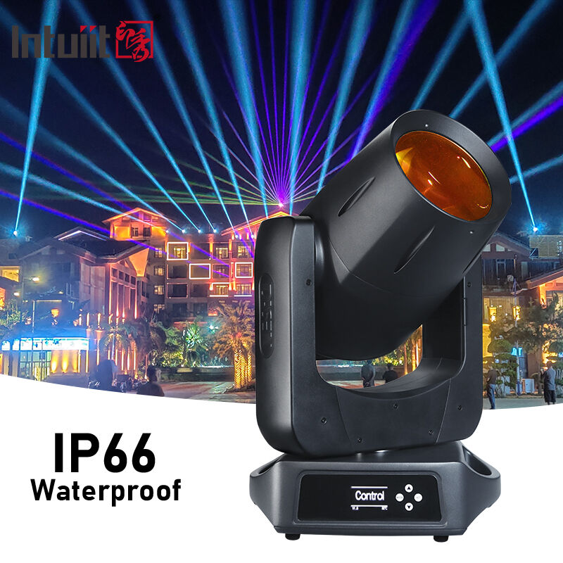 IP66 wasserdicht 100W CMY Laser bewegliche Kopfleuchte Ultra Schmal 0,8 Grad Strahlwinkel Außenbühnenbeleuchtung DMX512