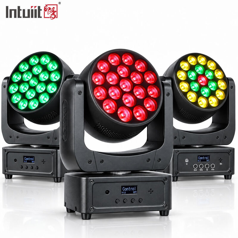 19x8w Rgbw 4in1 Bewegliche Kopfwaschlampe DJ Disco Led Bühnenleuchten