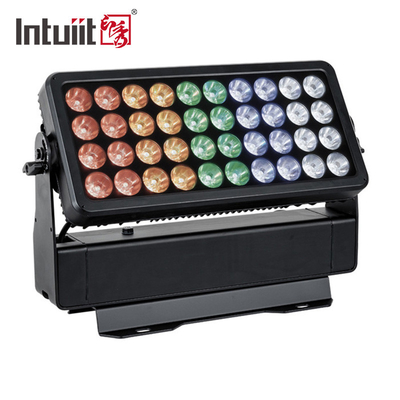 Hohes Wäsche-Licht im Freien IP65 der Helligkeits-Stadt-Farbeled inszenieren Dmx RGBW 4 in 1 LED-Wand-Waschmaschine 40X10W