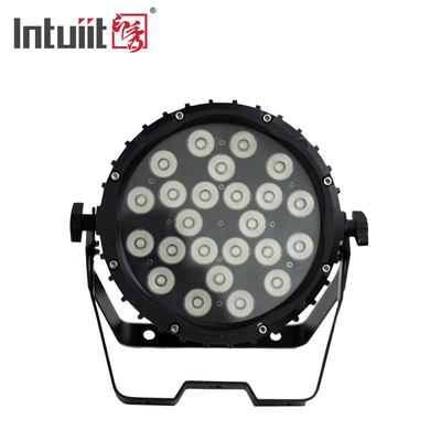 Wasserdichtes geführtes flaches Gleichheits-Licht der Gleichheits-IP65 des Licht-24*3W Rgbw des Stadiums-LED DMX