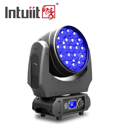 DMX512 summen bewegendes Haupt- Licht mit Weitwinkel-19*10W RGBW 4 in 1 Strahln-Wäsche-beweglichem Kopf laut